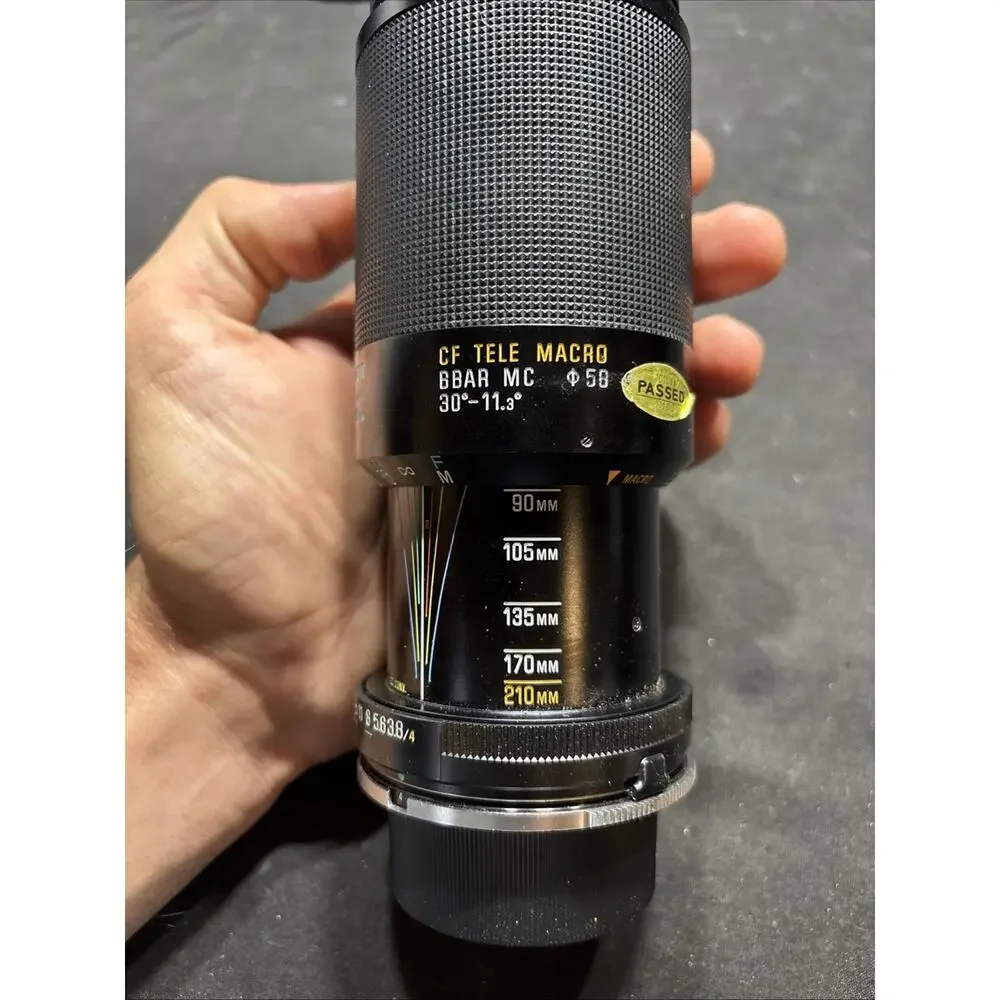 Tamron Adaptall 2 80-210mm f/3.8-4 CF Tele Macro BBAR MC Lens Nikon Case